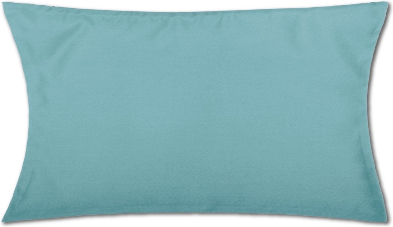Kissenhülle Dekokissen Kissenbezug Microfaser - viele Größen und Farben Türkis 40 x 80 cm Bild 1