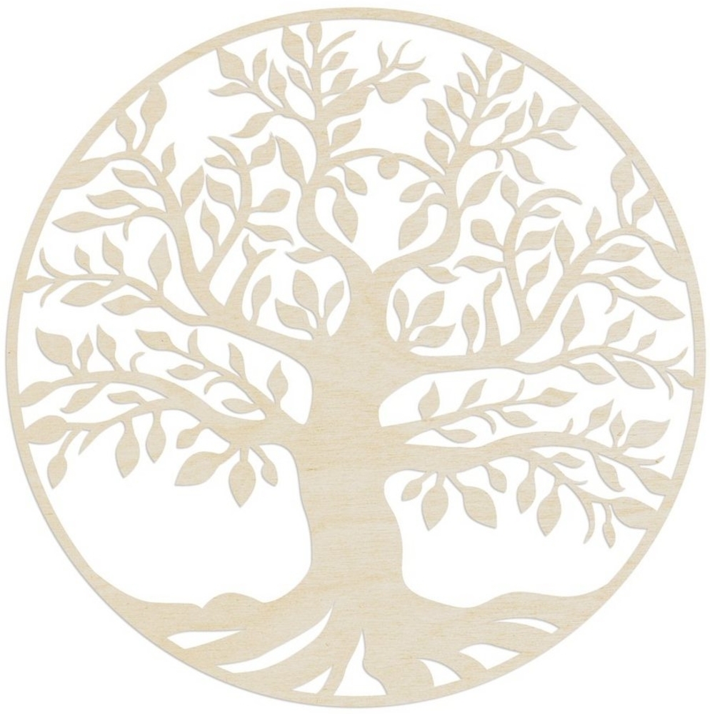 WANDStyle Wanddekoobjekt "Baum des Lebens" aus Holz, Pappel Bild 1