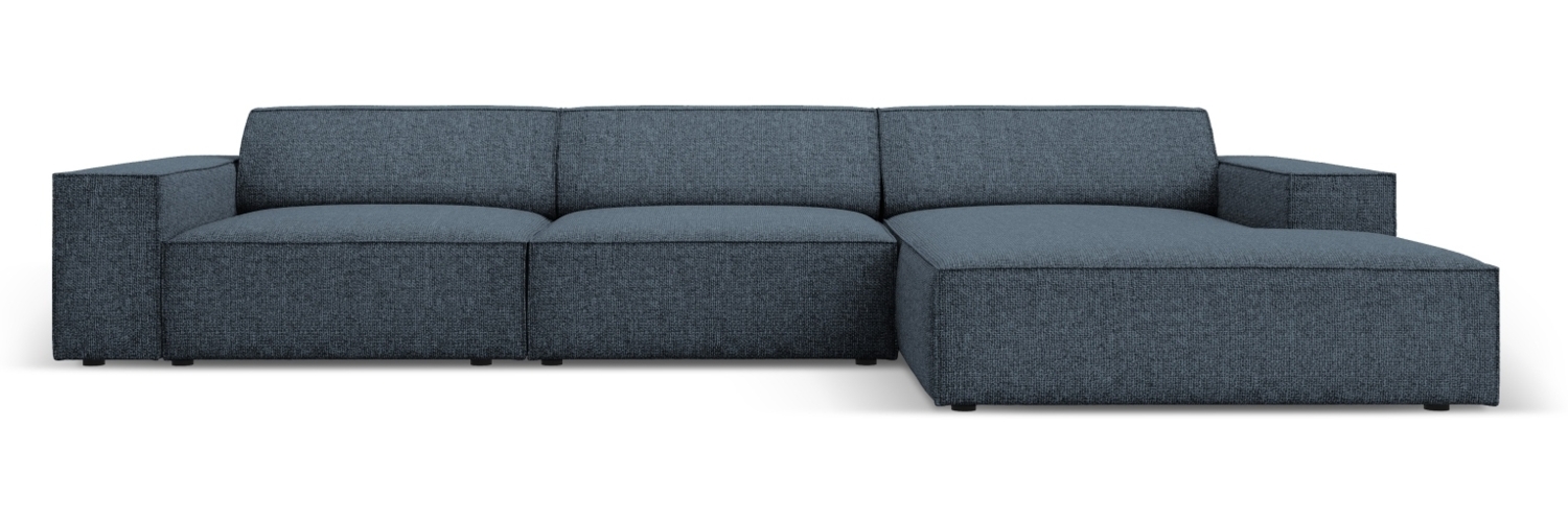 Micadoni Ecksofa Jodie 4-Sitzer Rechts Chenille Haga Königsblau Bild 1