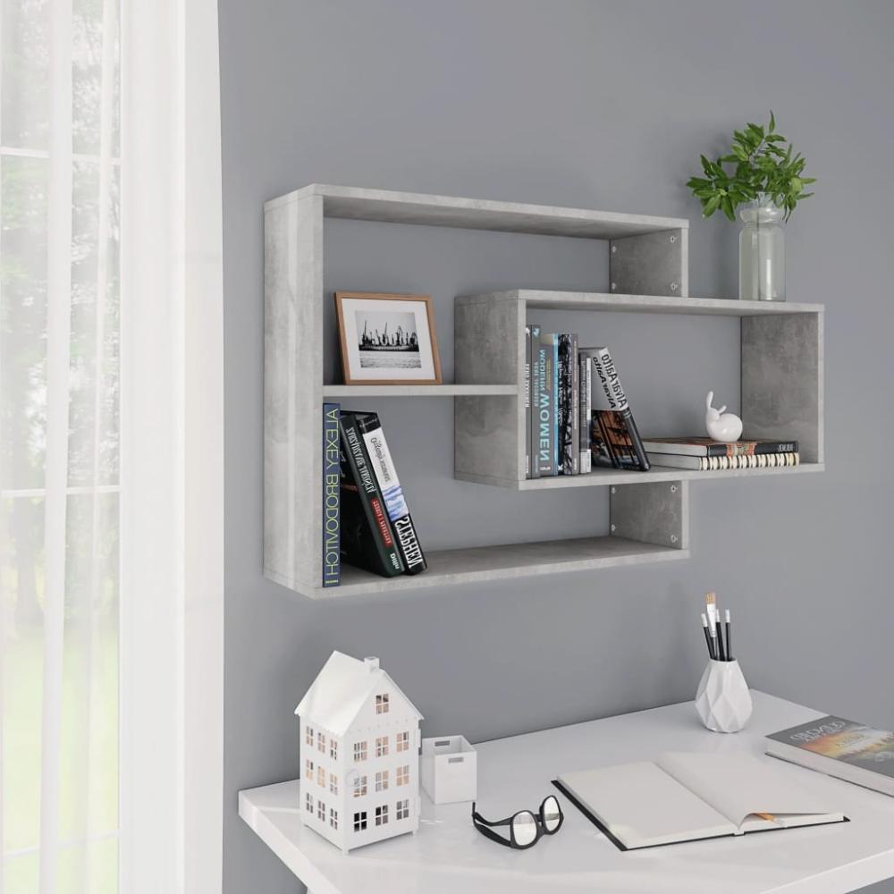Wandregal >298548< (LxBxH: 20 x 104 x 58,5 cm) in Betongrau - 20 x 104 x 58,5 cm (LxBxH) Bild 1