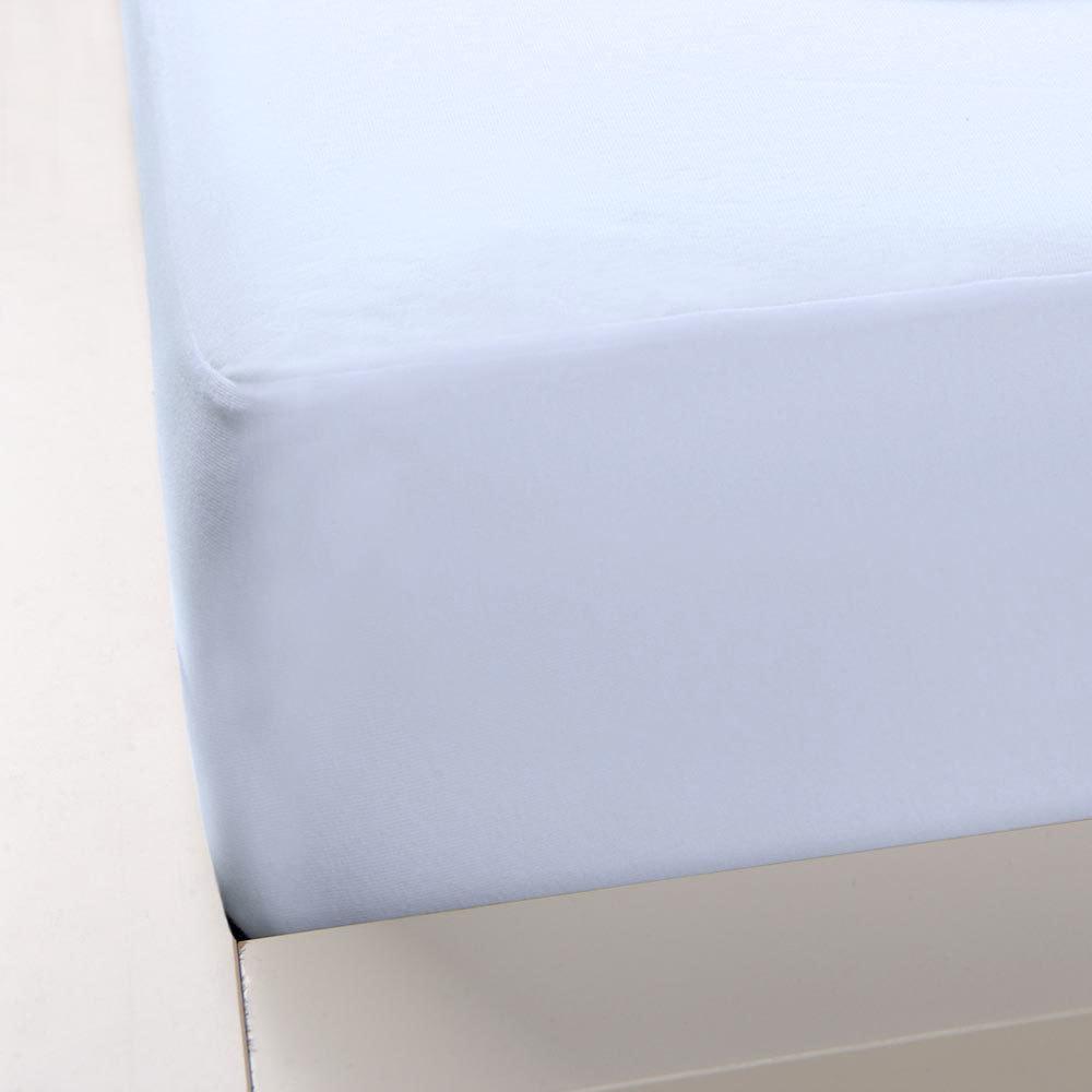 Formesse Bella Donna Boxspring Spannbettlaken Alto|120x200 - 130x220 cm| himmelblau Bild 1