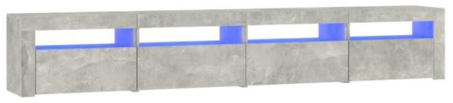 TV-Schrank mit LED-Leuchten Betongrau [3152765] Bild 1