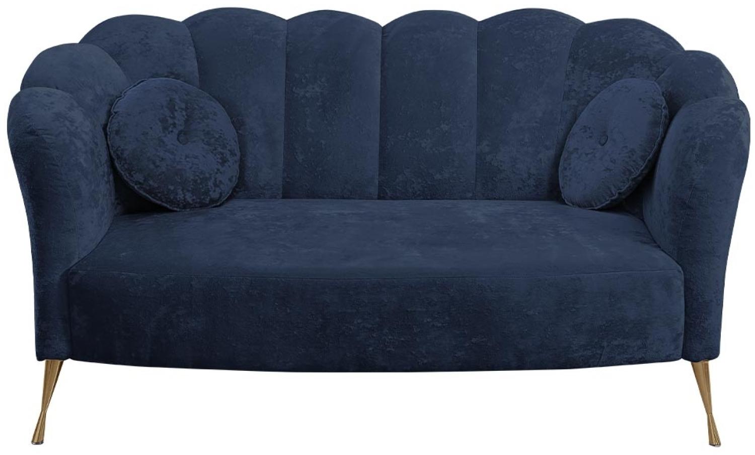 Sofa Telomin (Farbe: Eureka 2127, Füße: Gold) Bild 1