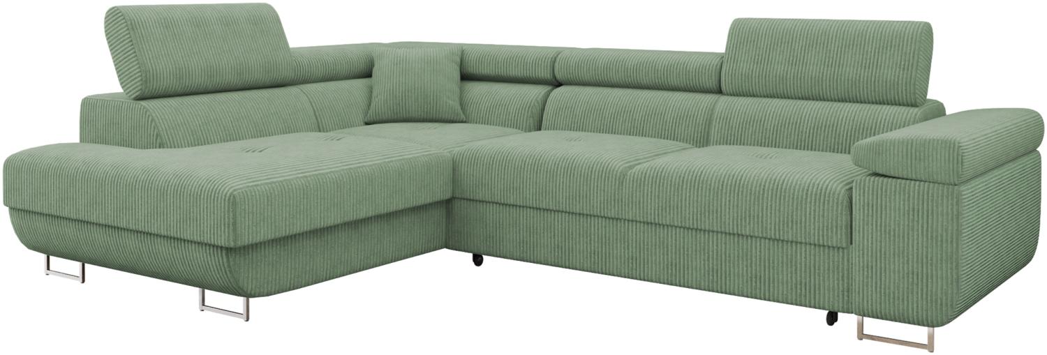 Ecksofa Torezio Cord (Farbe: Poso 47, Seite: Links) Bild 1