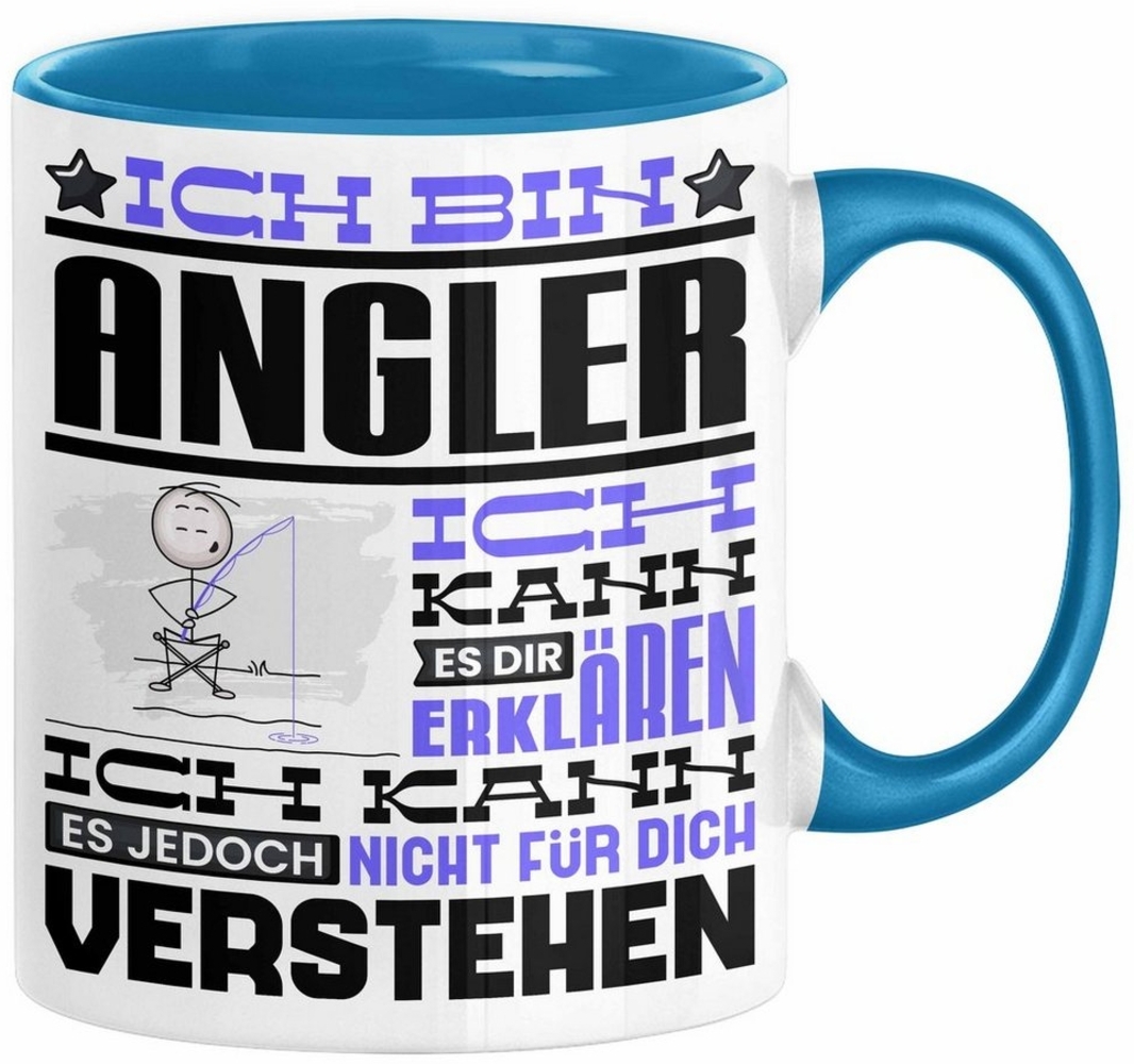 Trendation Tasse Angler Geschenk Kaffee-Tasse Geschenkidee für Angler Ich Bin Angler Ic Bild 1