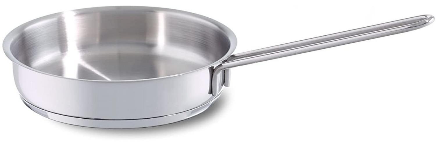 Fissler Bratpfanne häppchen, Edelstahl 18/10 (1-tlg), Induktions-geeignet, unbeschichtet Bild 1