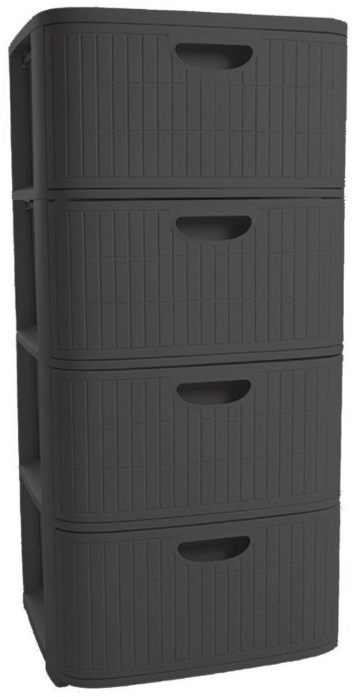 Kreher Rollcontainer 'Domus' mit 4 Schüben aus Kunststoff, rollbar (Farbe wählbar) Bild 1