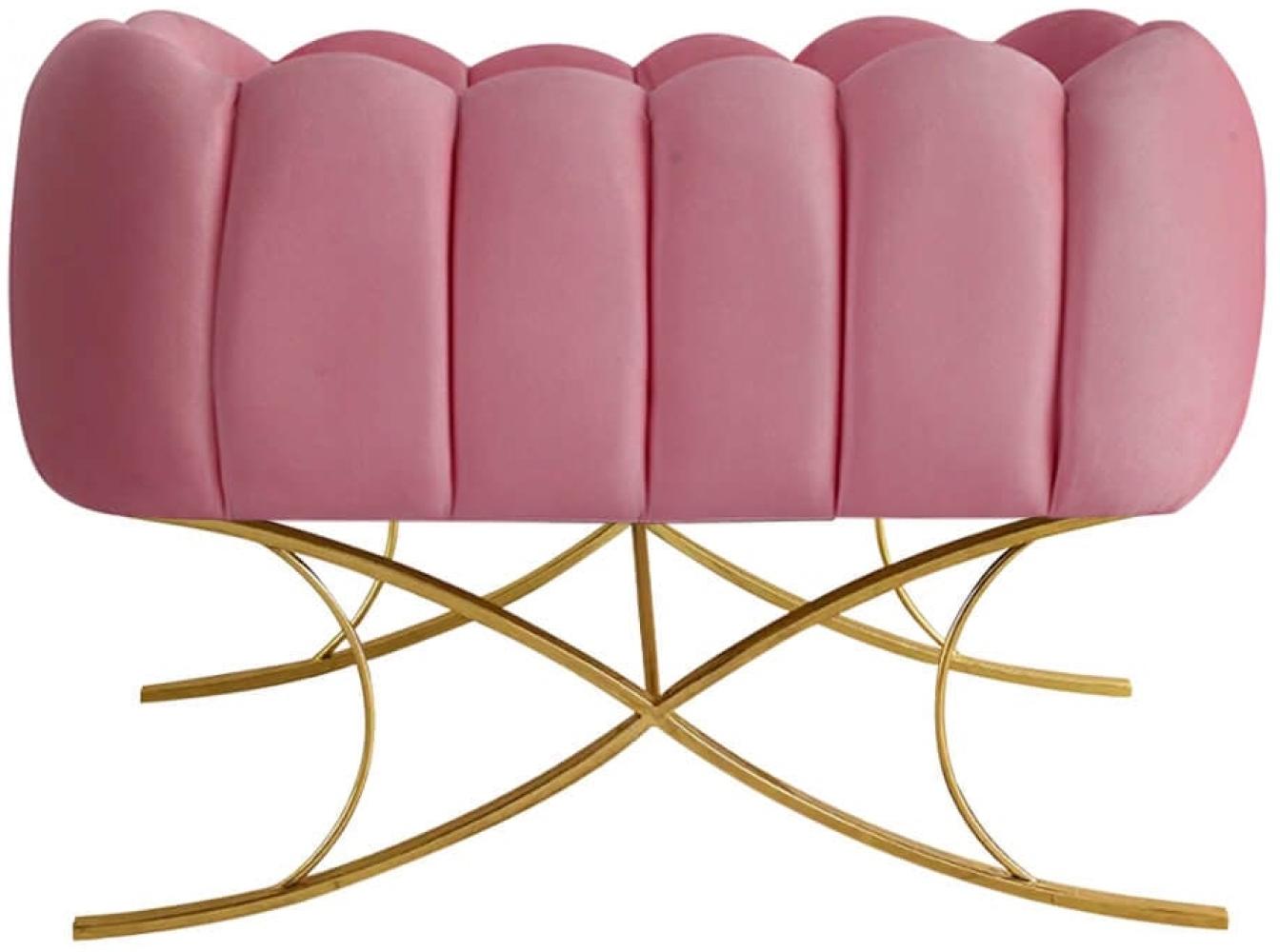 Falcone | Babywiege-Pink x gold Bild 1