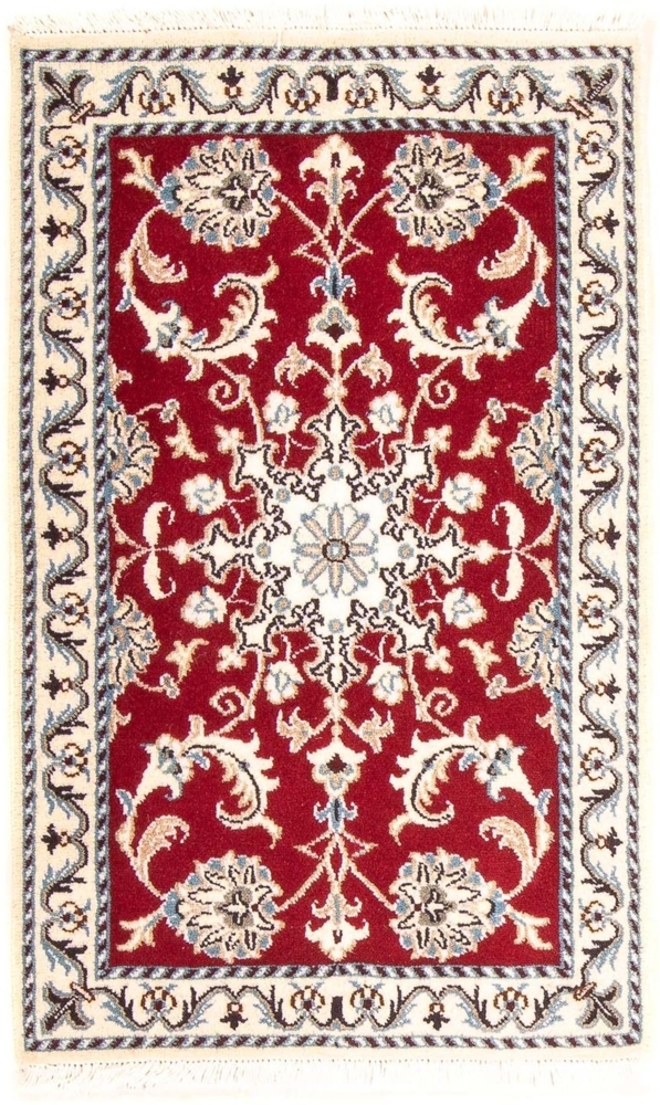 Morgenland Perserteppich - Nain - Royal - 100 x 60 cm - dunkelrot Bild 1