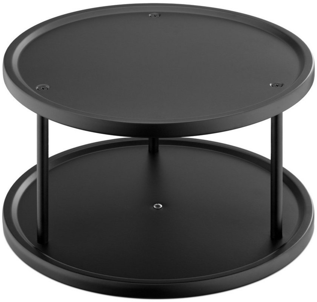 Navaris Gewürzregal Drehteller Küche 2 Etagen- Ø 26,5cm 360° drehbares Gewürz Öl Regal, 1-tlg. Bild 1
