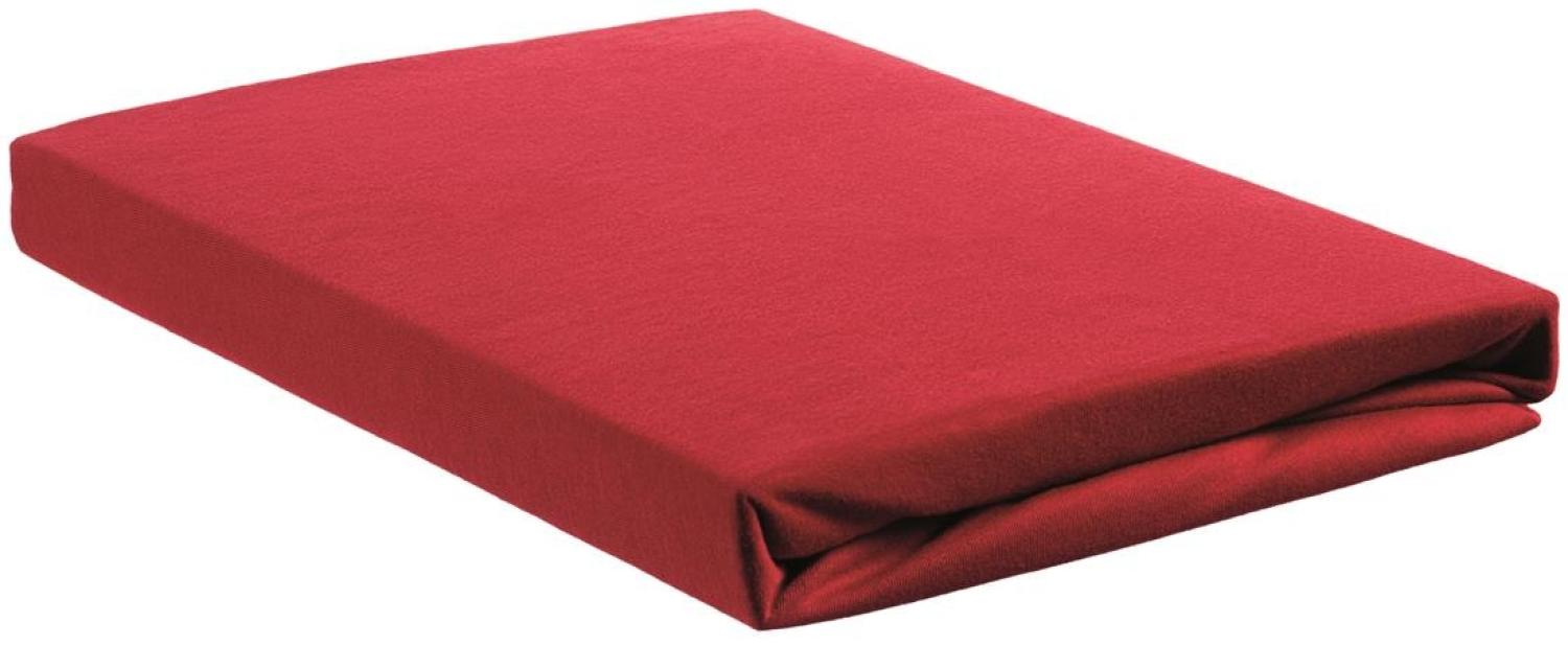 Beddinhouse Jersey, Baumwolle Spannbettlaken Jersey Hl Red 160 X 200/220 Cm Hh: 30 Cm 160 x 200/220 cm Steghöhe: 30 cm 1 Spannbettlaken Rot Bild 1