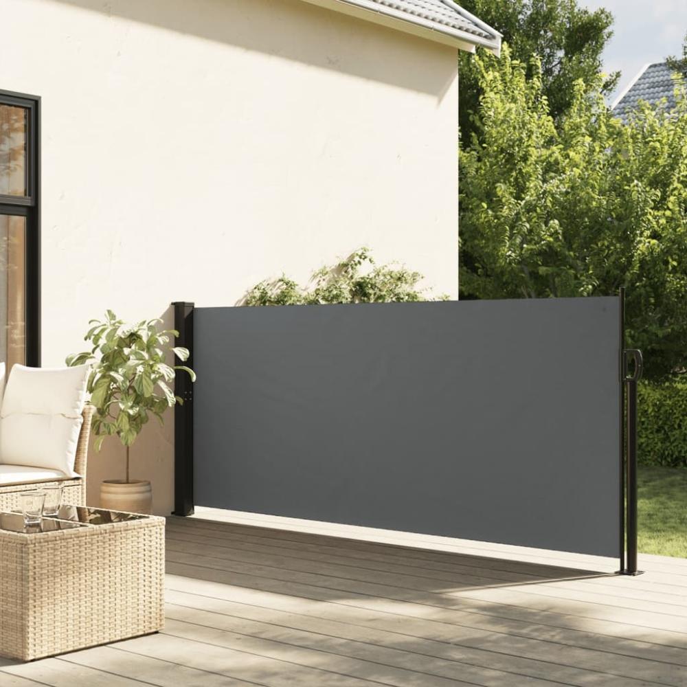 vidaXL Seitenmarkise Ausziehbar Anthrazit 140x500 cm 4004428 Bild 1