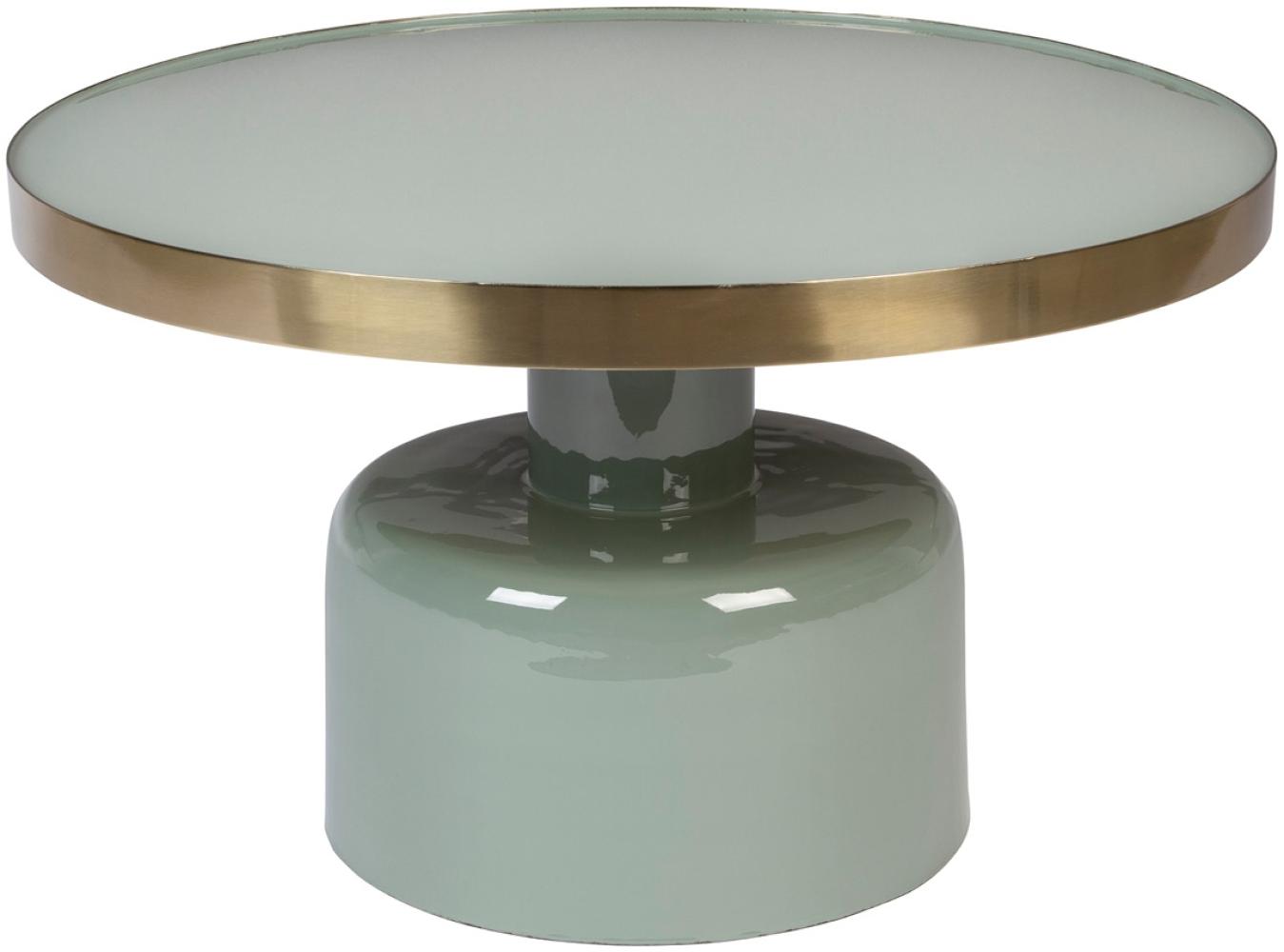 Couchtisch GLAM GRÜN von ZUIVER Ø 60 cm Bild 1