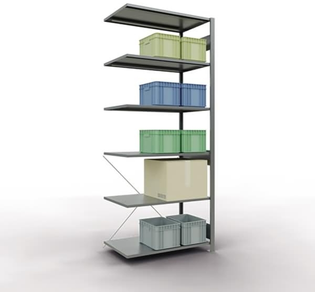 Schulte Regal MULTIplus150 12766 Anbau 2.500x1.000x600mm 6 Böden verzi Bild 1