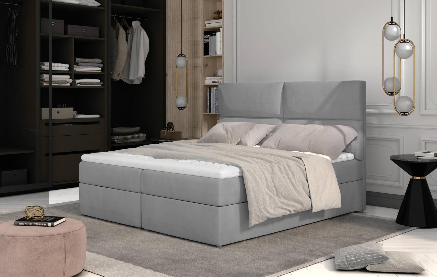 Boxspringbett Amber – Luxuskomfort und Flexibilität in 3 Farben und Größen Bild 1