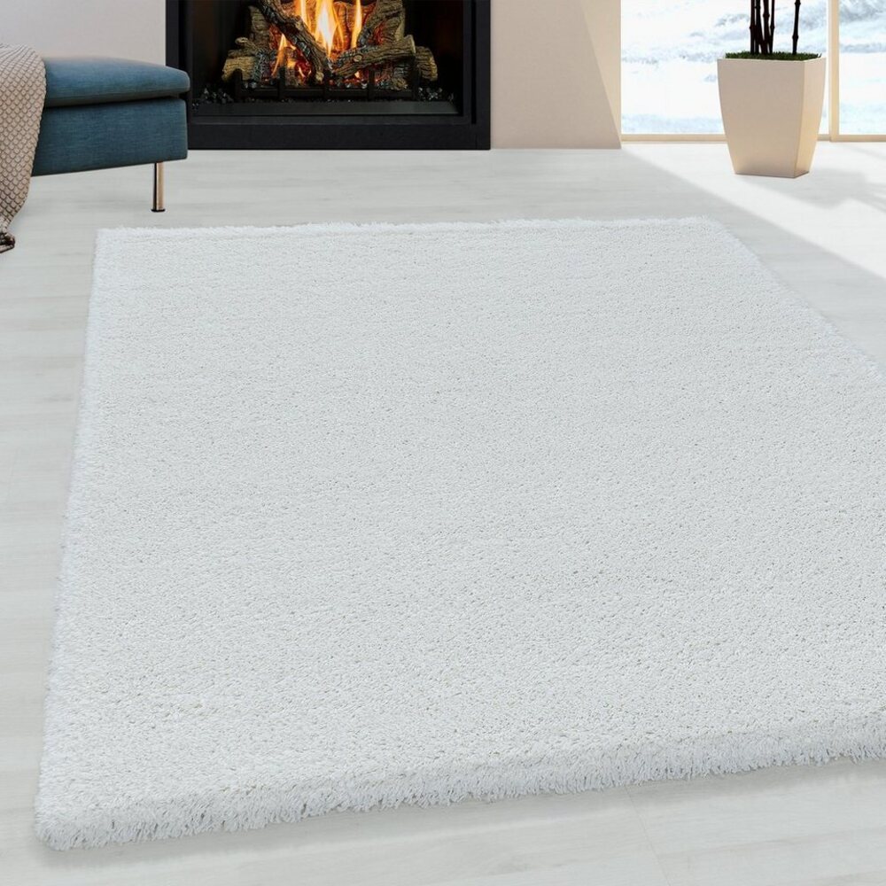 Giancasa Hochflor-Teppich kuschelweicher Langflorteppich, Uni Shaggy - supersoft, Höhe: 50 mm, Wohnzimmer Esszimmer Schlafzimmer Bild 1