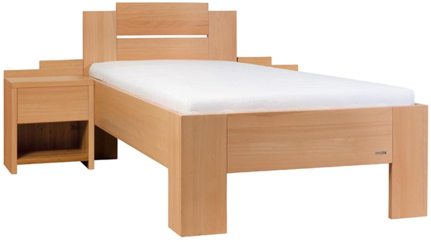 Einzelbett Gardo geölt aus Buche 80 x 220 cm Bild 1