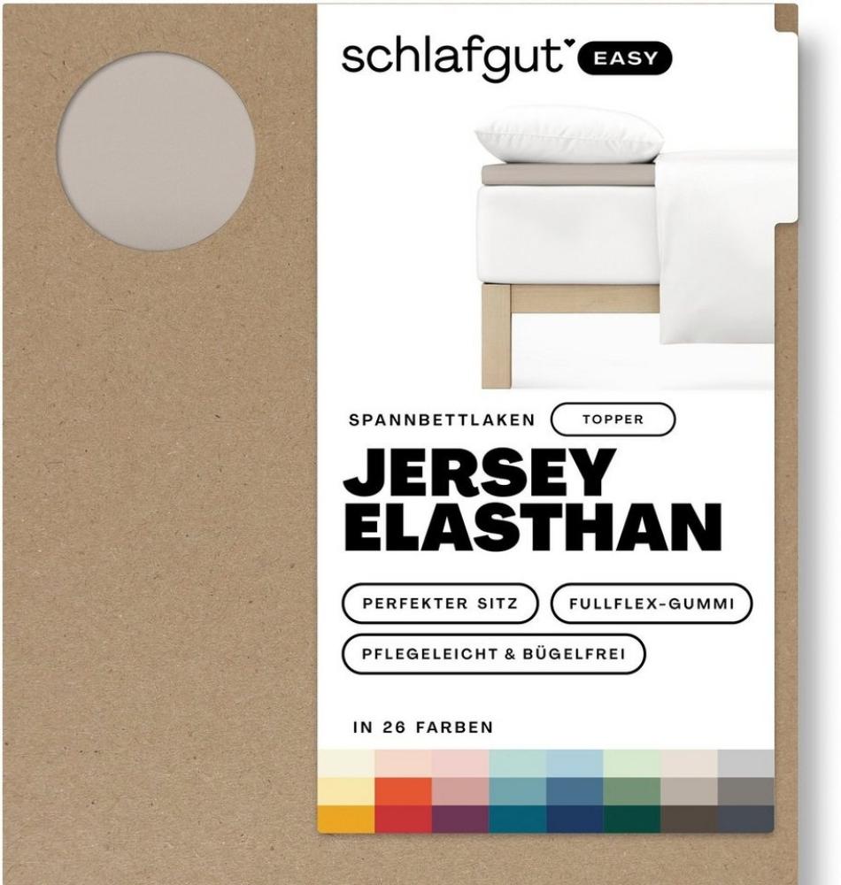 Schlafgut Spannbettlaken EASY Jersey Elasthan Topper, Jersey, Gummizug: rundum, (1 Stück), MADE IN GREEN by OEKO-TEX® Bild 1