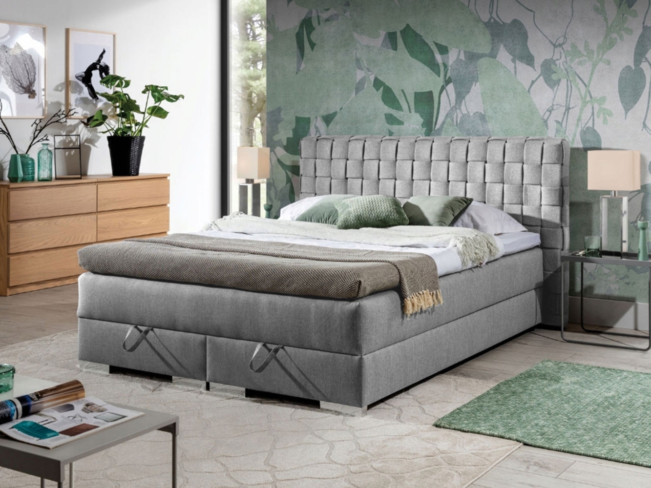 Boxspringbett Timi 4, 160x200 cm Bild 1