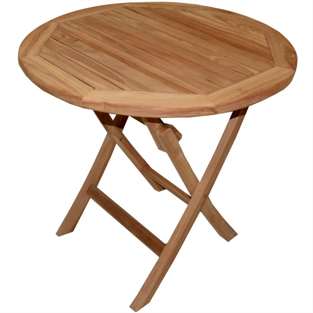 Teak Klapptisch Salerno ? 80 cm Bild 1