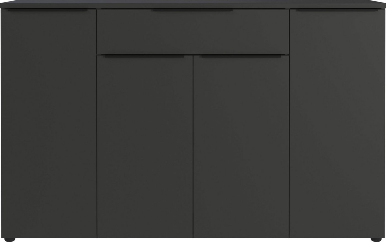 GERMANIA Sideboard Mailand, Sideboard mit einer Schublade und 4 Türen, in graphit & weiß verfügbar Bild 1