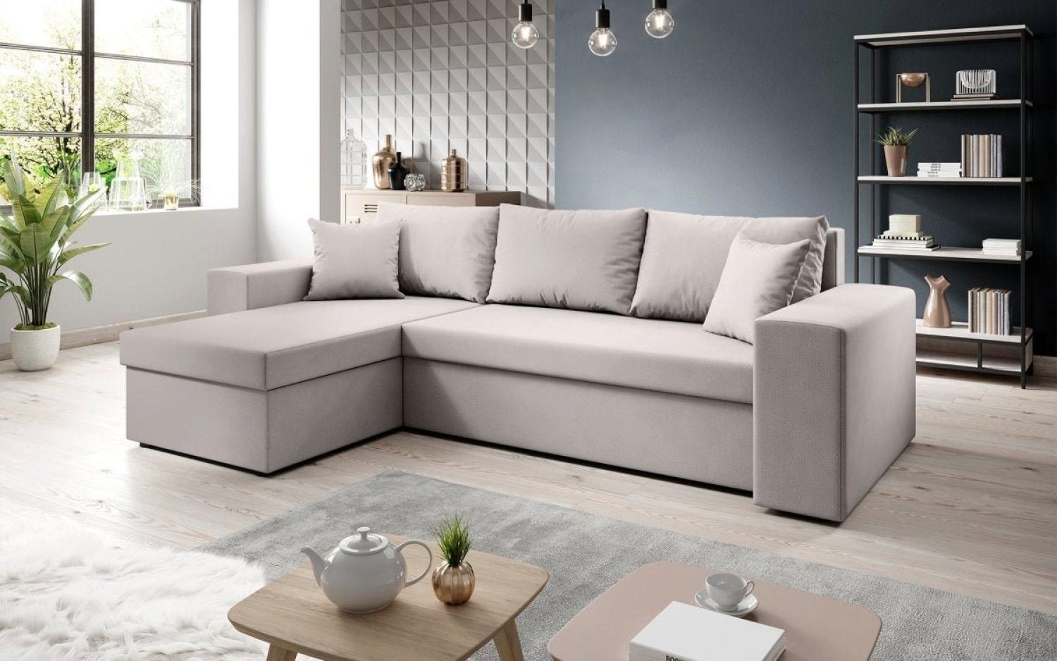 Luxusbetten24 Schlafsofa Designer Sofa Denver, mit Stauraum und Schlaffunktion Bild 1