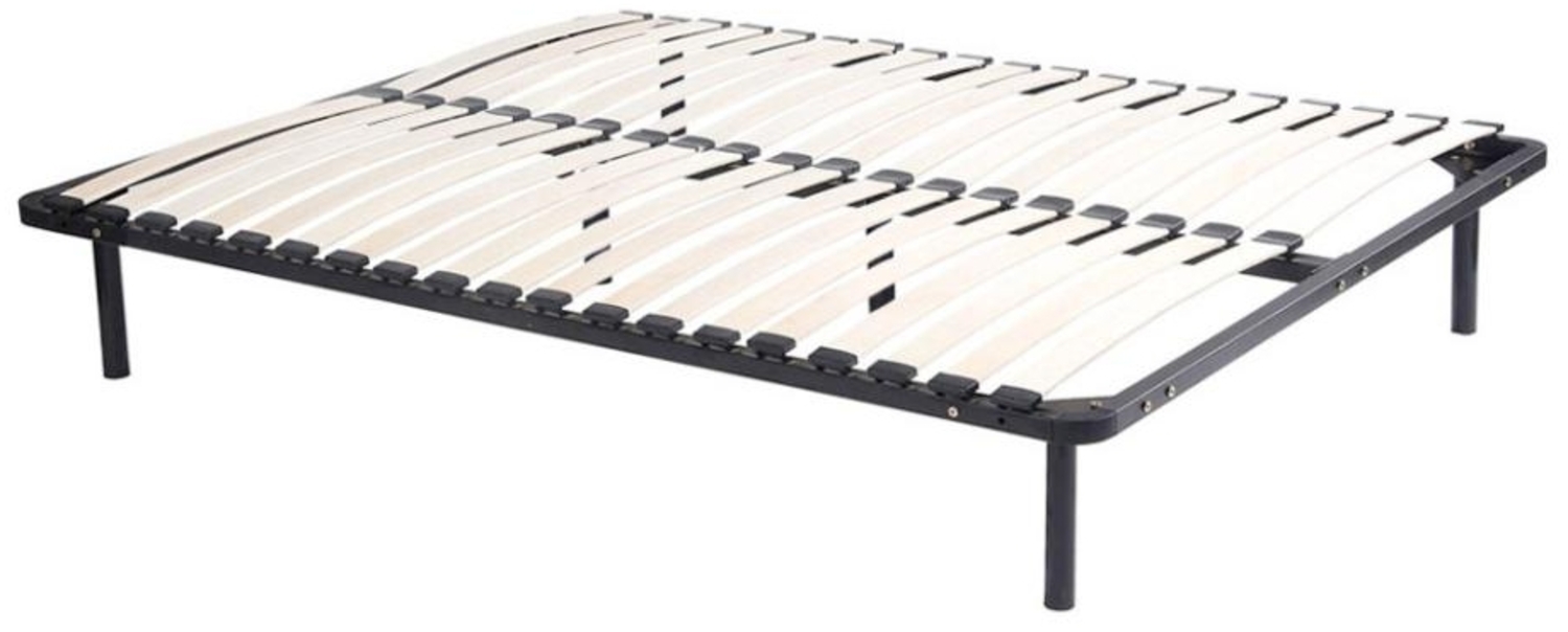 Vente-unique - Lattenrost - mit Füßen - 180 x 200 cm - 2x 19 Latten - Schwarz - KALISTA von YSMÉE Bild 1