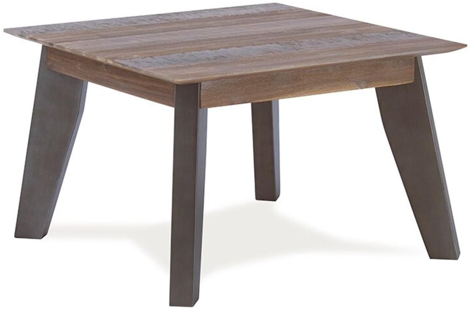 Beistelltisch MARLA Ecktisch Couchtisch braun/grau Wohnzimmertisch Bild 1