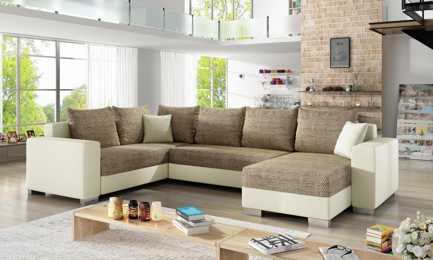 Wohnideebilder Marco Beige Ecksofas & Eckcouches Mc_02 Bild 1