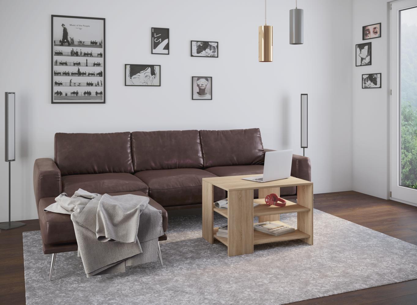 nonjoo Couchtisch CT Amy 70 Sonoma Eiche Dekor Bild 1