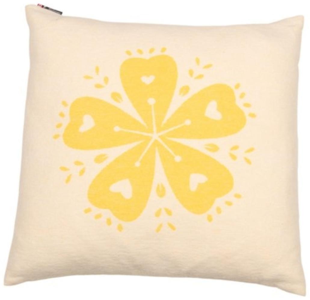 David Fussenegger Kissenhülle Silvretta Blumen Gelb (50x50 cm) 82303055 Bild 1