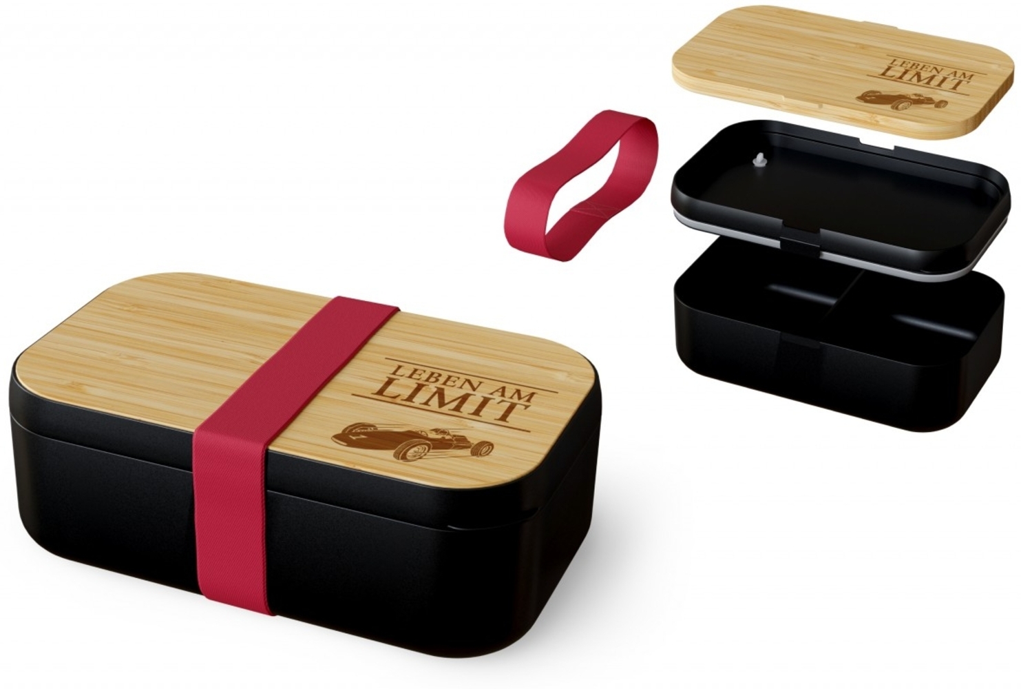 Brotdose Brotbox Vesperdose Lunchbox la vida "Leben am Limit" 381362 Bild 1