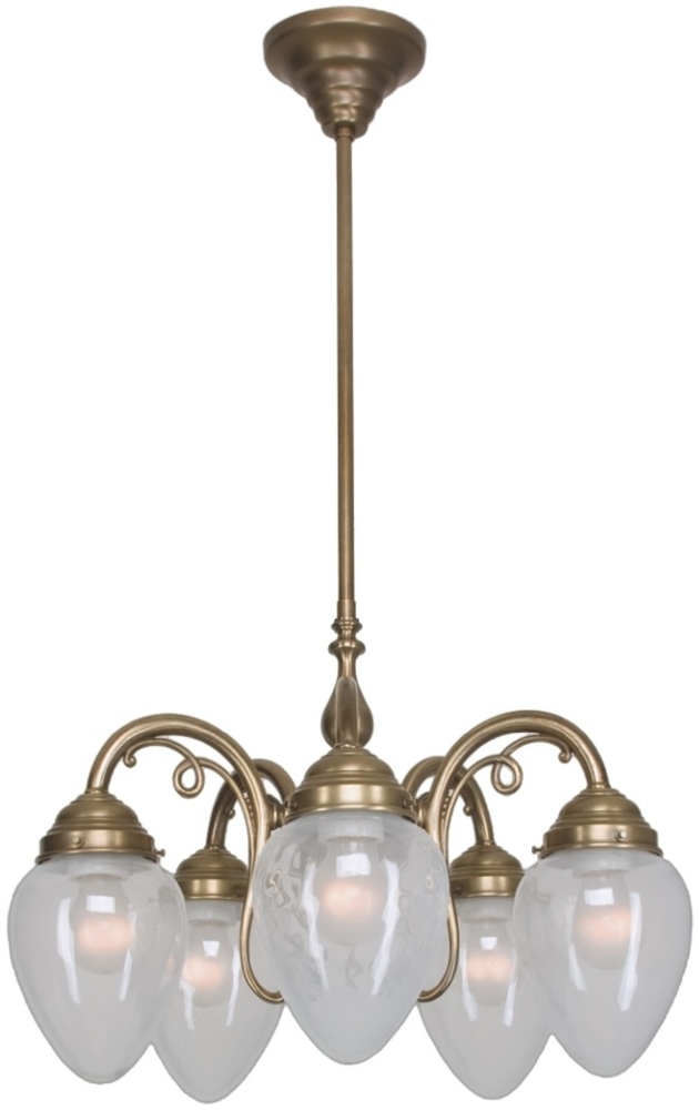 Kronleuchter D215-123bl Berliner Messing Bild 1