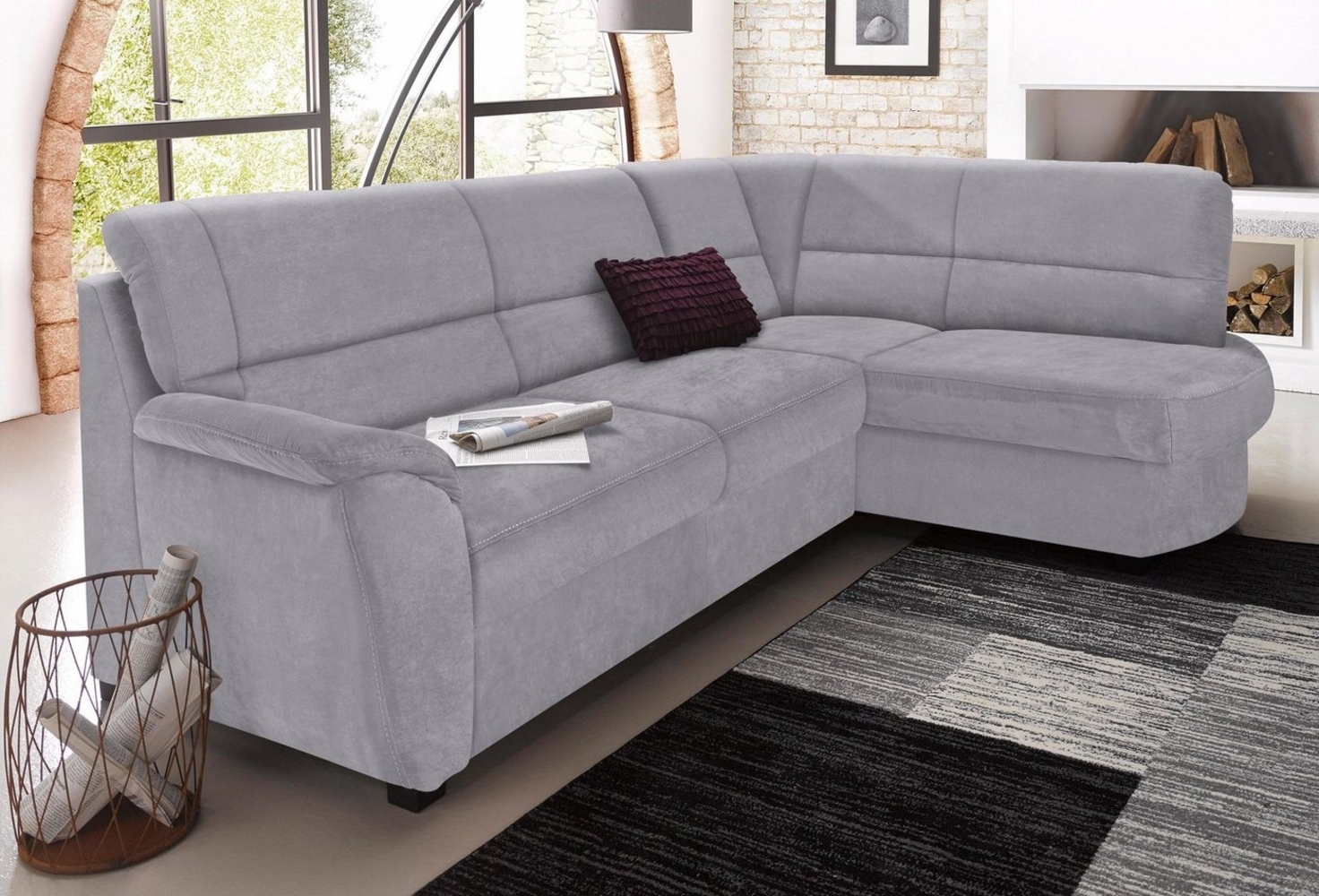 sit&more Ecksofa Pandora L-Form, wahlweise mit Bettfunktion und Bettkasten Bild 1