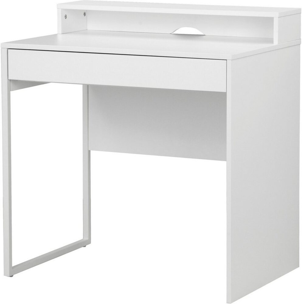 Places of Style Schreibtisch Moid, Computertisch in modernem Design, Breite 80 cm, mit Schublade, Kabeldurchlass & Metallkufe Bild 1
