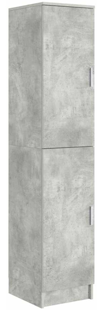 vidaXL Highboard Betongrau 35 x 39 x 168 cm Holzwerkstoff 869333 Bild 1