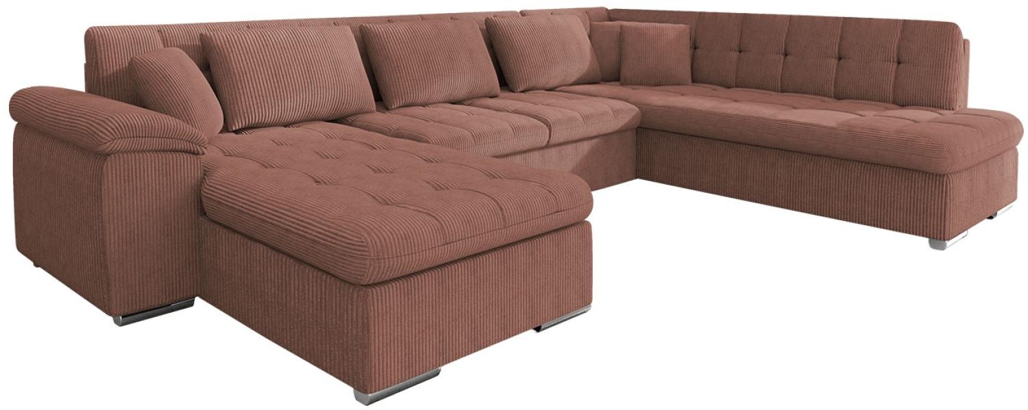 Ecksofa Niko Bis Cord (Farbe: Poso 29, Seite: Links) Bild 1