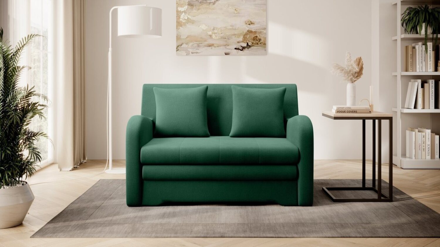 Luxusbetten24 Schlafsofa Designer Sofa Arian, mit Schlaffunktion und Stauraum Bild 1