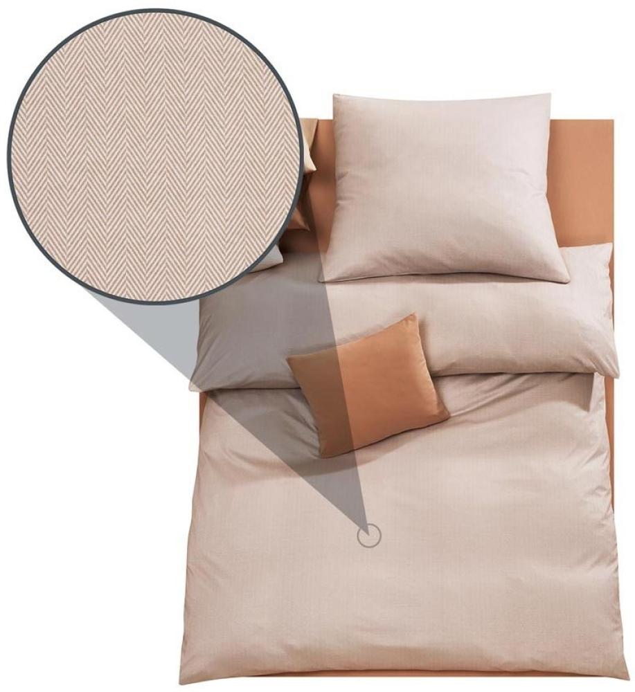 Doris Meyer Interlock-Jersey Bettwäsche Kalli beige|Bettbezug einzeln 135x200 cm Bild 1