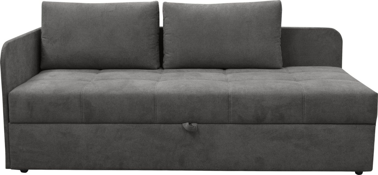 alina Schlafsofa Marla, inkl. Stauraum & 2 Rückenkissen, Armlehne wahlweise links oder rechts Bild 1