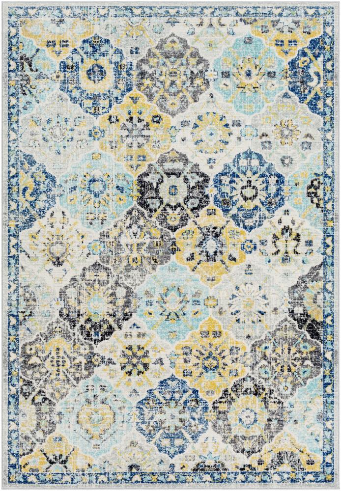 Surya ISABELLE Teppich Blau 160 cm 220 cm 160x220cm Bild 1