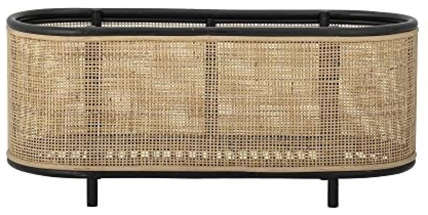 Bloomingville Ebbie Pflanzkasten Natur Rattan 70 x 30 x 29 cm Blumenkasten Dekobox Bild 1