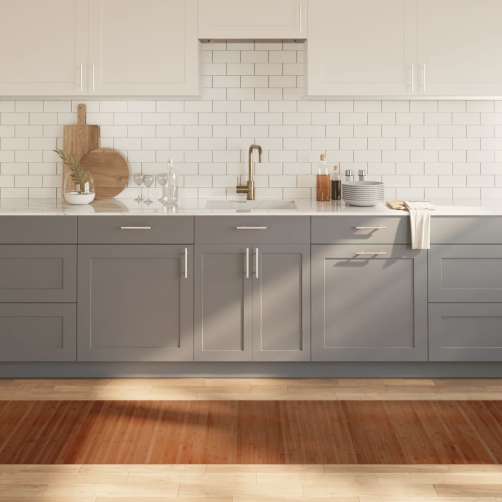 vidaXL Teppich Rechteckig Braun 70x400 cm Bambus 376758 Bild 1
