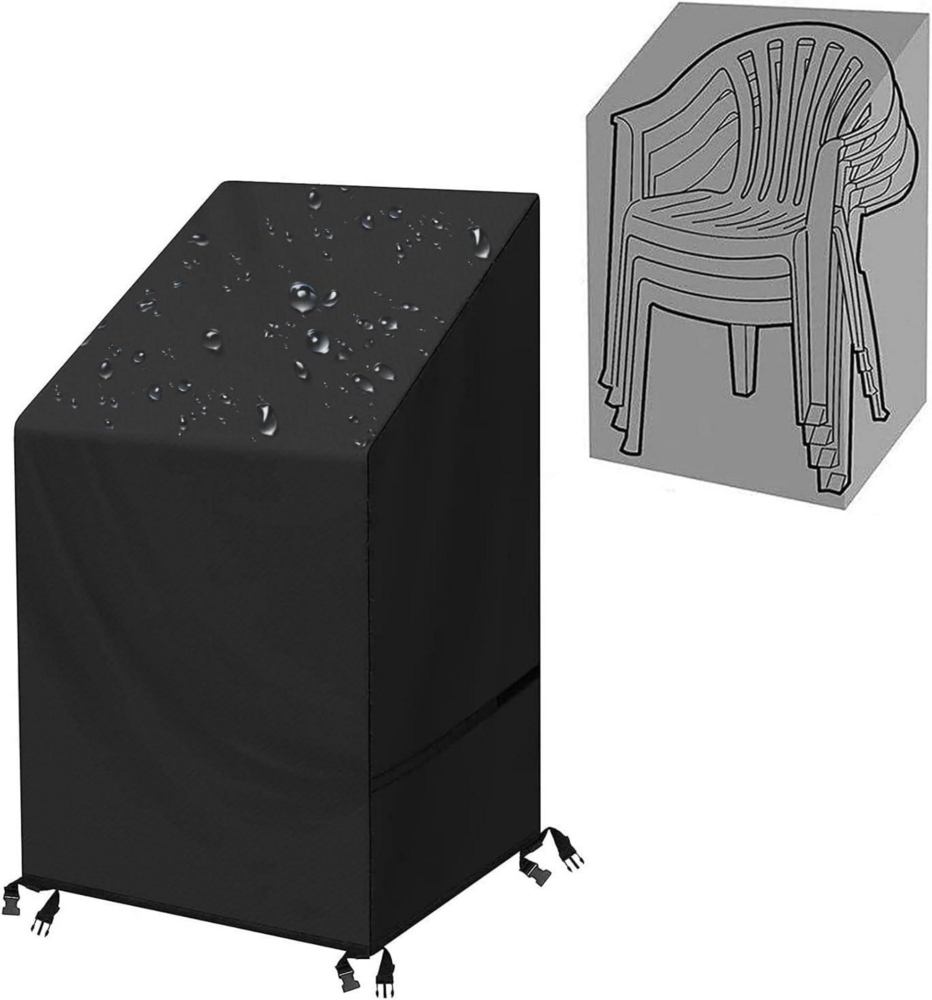 Schutzhülle für Gartenstühle 420D Oxford Wasserdicht Atmungsaktiv 65x65x80/120cm Bild 1