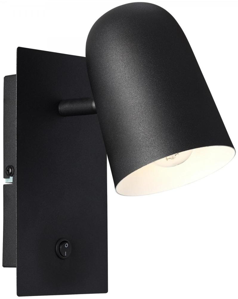 Brilliant Leuchten No. 42411-06 Wandspot Ayr 1-flammig E14 schwarz Bild 1