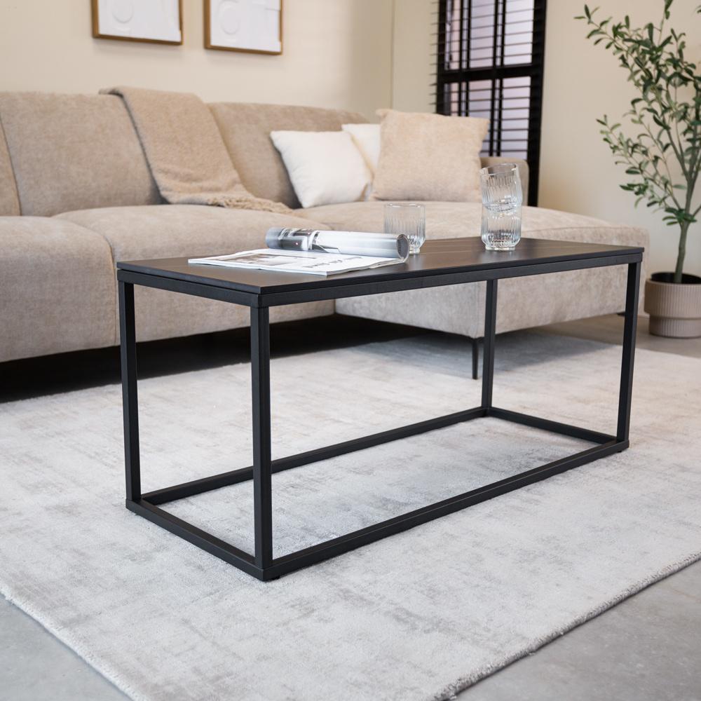 Fien Couchtisch Marmor Schwarz Industrial Bild 1