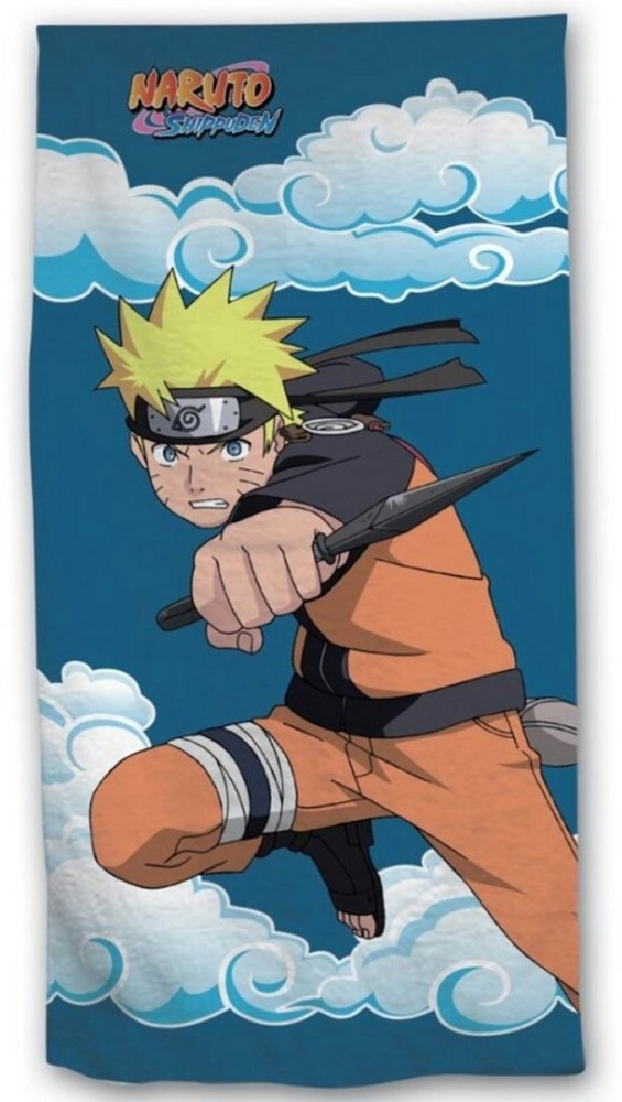 Naruto Strandtuch Naruto Uzumaki Kinder Badetuch Mikrofaser, Polyester, 70x140 cm Bild 1