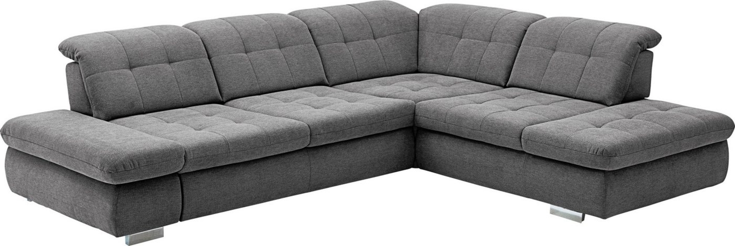 Die PlanBar Ecksofa MP-IN17004 L-Form, wahlweise mit Bettfunktion, Sitztiefen- und Kopfteilverstellung Bild 1