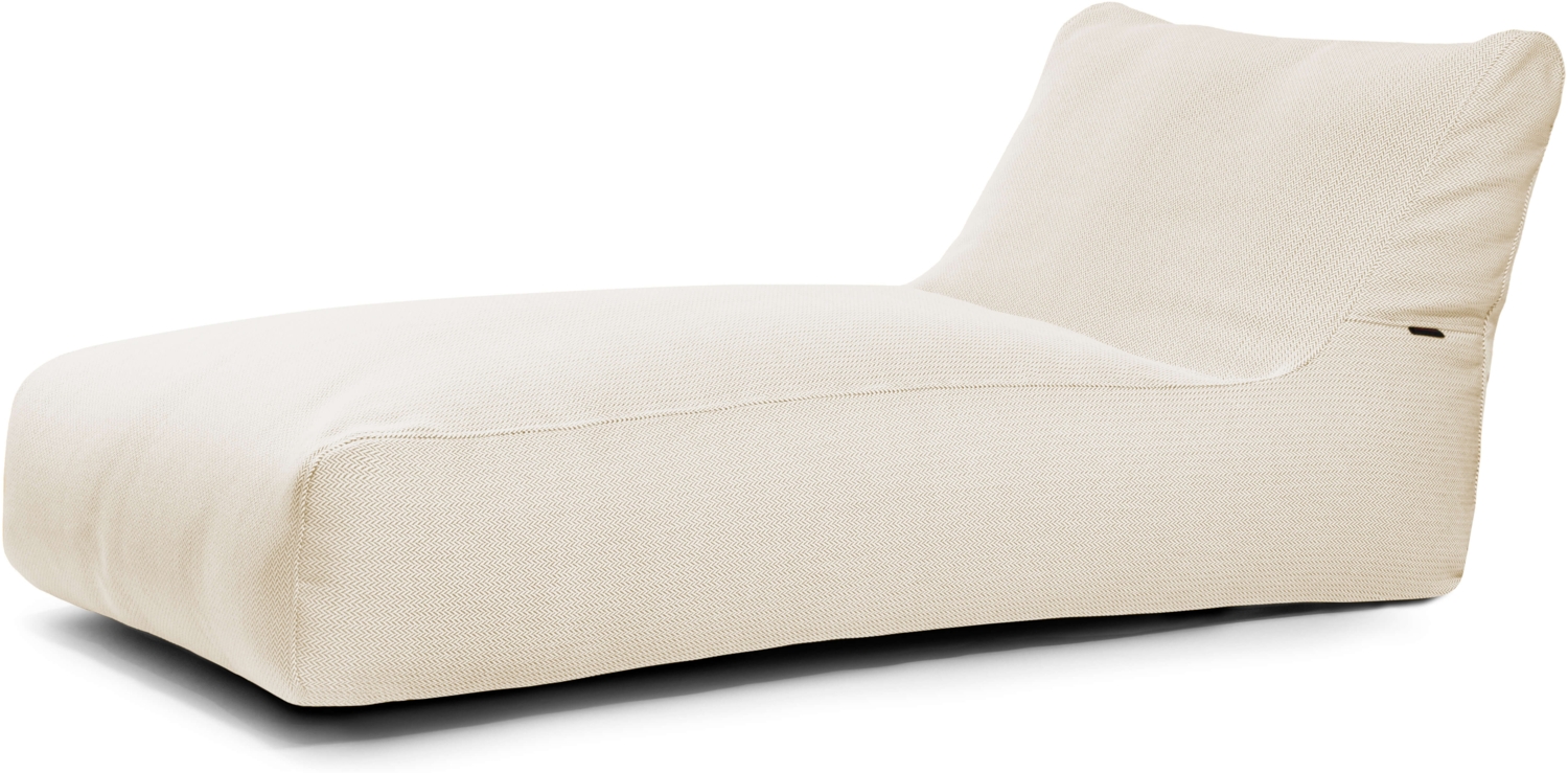Sitzsack ‘Sunbed 90‘, Bezugstoff - Canaria, 100% Olefin, Sand, 80x180x100 cm cm. Bild 1
