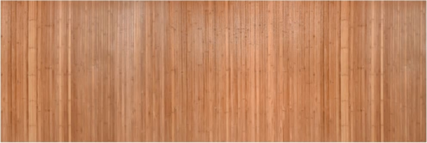 vidaXL Teppich Rechteckig Natur 100x300 cm Bambus 376811 Bild 1